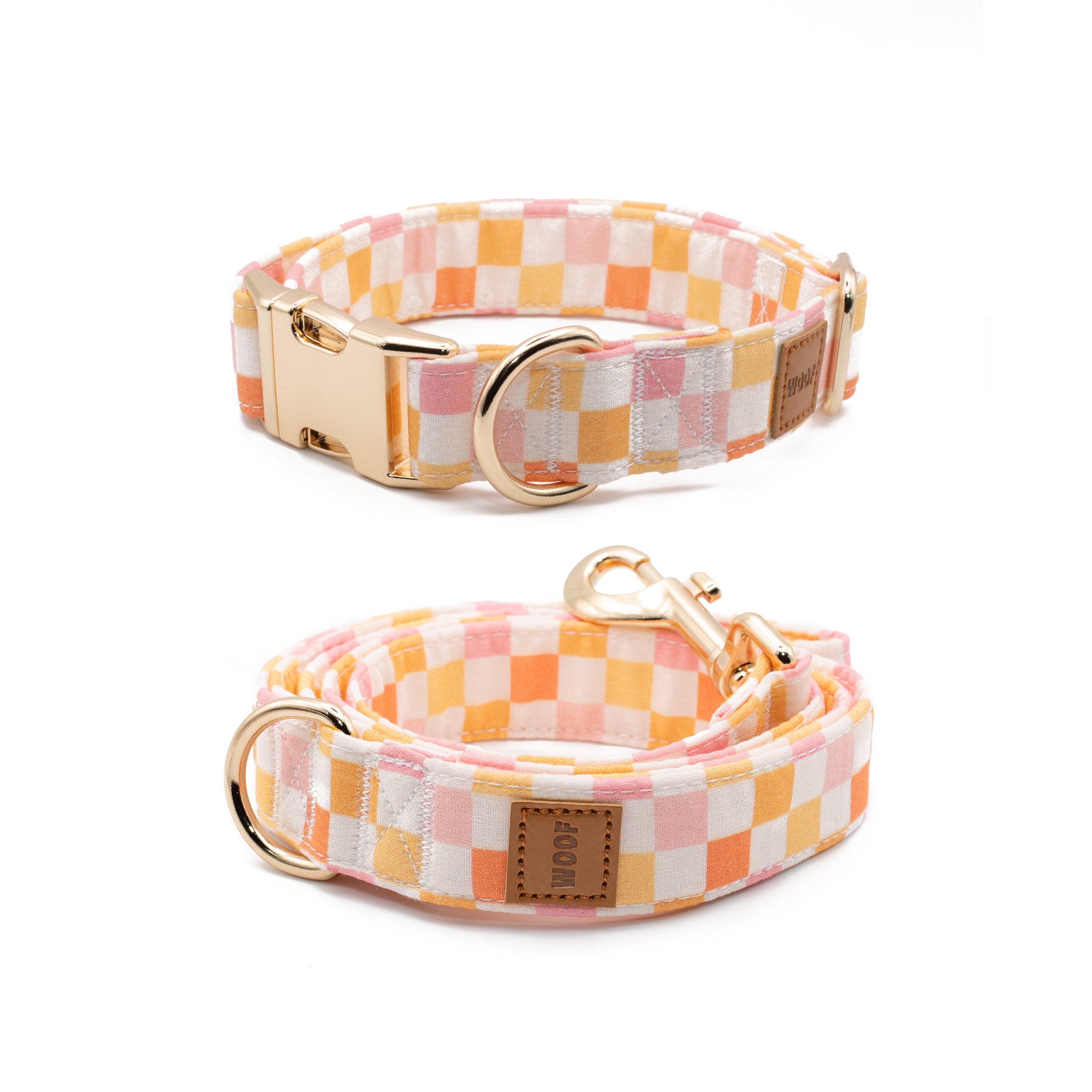 Coleira e Trela Bubble Gum