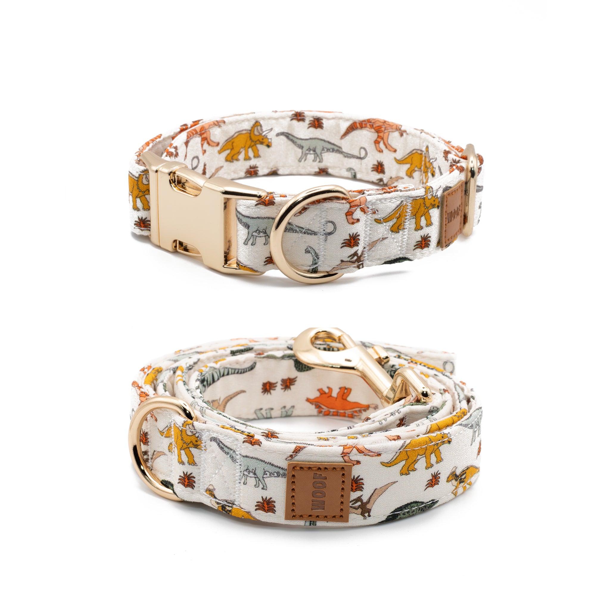 Coleira e Trela Jurassic